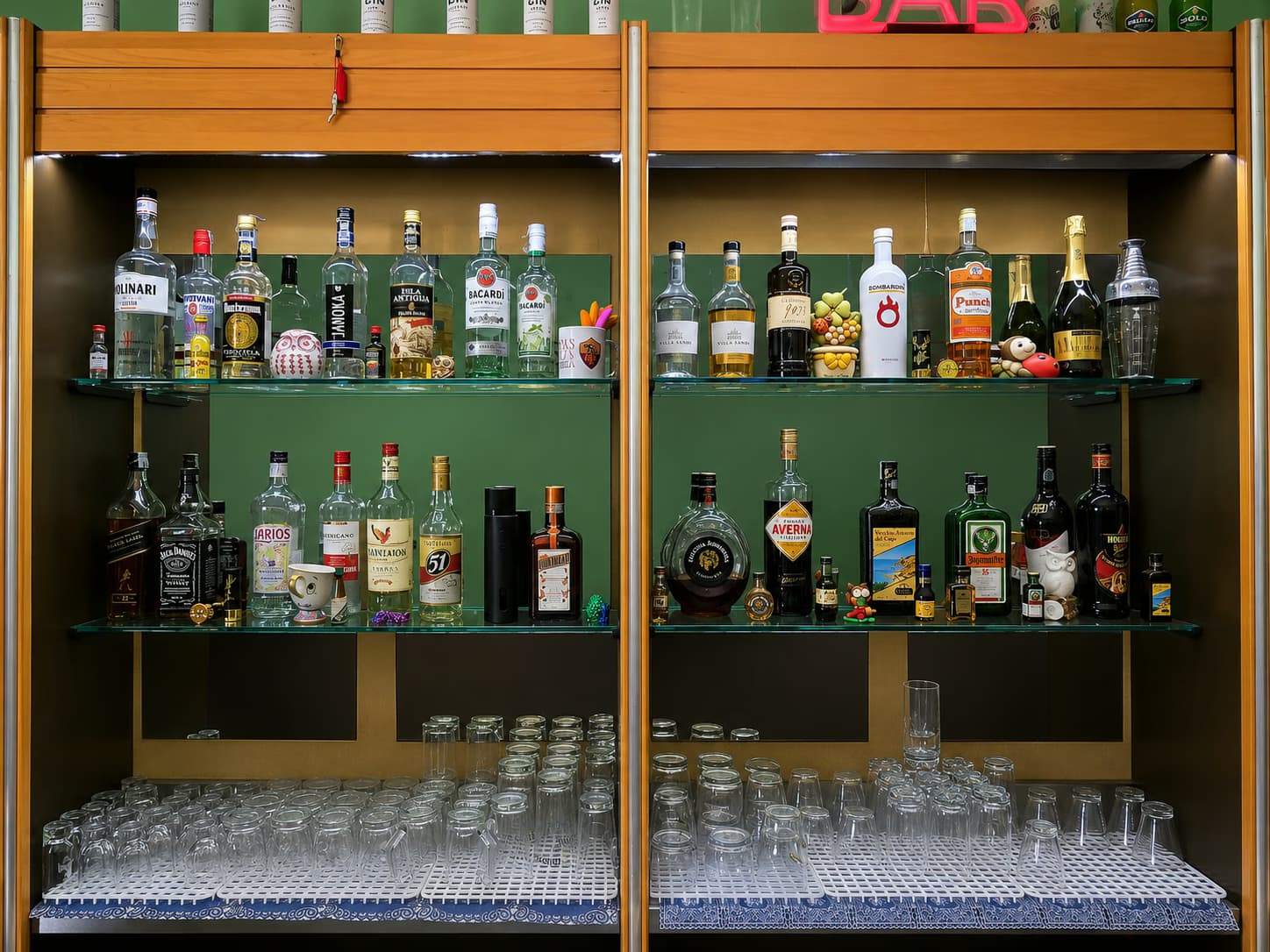 Il bancone della trattoria